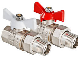 3 yollu kran; top; tam qaynaqlı. ..