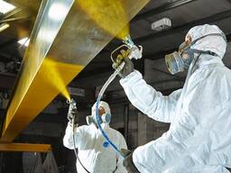 Антикоррозийная изоляция порошковая; порошково-полимерная покраска