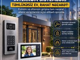 Bina interkom (domofon) sistemləri *055 272 55 70*