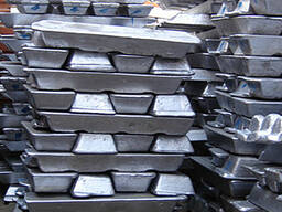 Чушка цинковая 25х25х200 мм, марок Ц0А; Ц1; Ц3