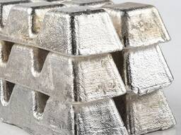 Чушка оловянная 10х70х400; 0; 25 мм, марок О1; О2; ОВЧ000