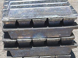 Чушка свинцовая 10х500х1000; 1х500х1000; 3х500х1000 мм, марок С1; С3; С2