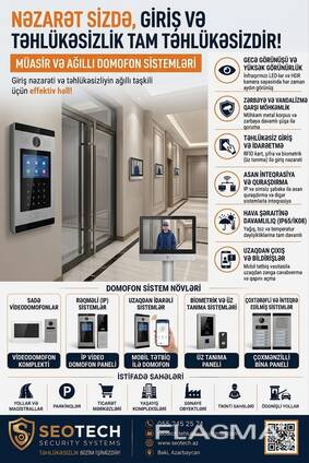 Bina interkom (domofon) sistemləri 055 245 25 74