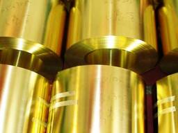 Фольга латунная 0,01—1 мм, марки Л63; ЛС59—1