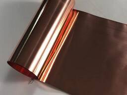 Фольга медная 0,004—1 мкм, ширина 20—600 мм