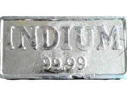 Indium külçə | metal indium markası InOO GOST 10297-94