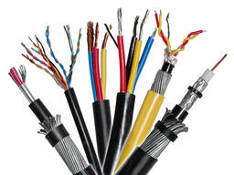 Kabel məhsulları. Standart ölçülər: 2.25; 4x4; 4x8…, Növ: burulmuş cüt; çılpaq məftil…