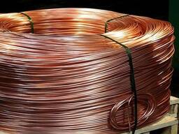 Катанка медная 8—20 мм, марки КМб; КМбк; М0