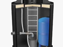 Кессон Диаметр:1000-2000 мм, Объем: 1; 2; 1,5… л, Материал: пластик