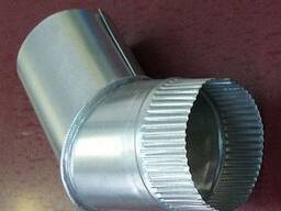 Колено стальное; полиэстеровое; пластизолевое, ДУ 45—220