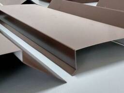 Конек кровельный, фигурный; простой, 110х110; 150х150; 190х190 мм