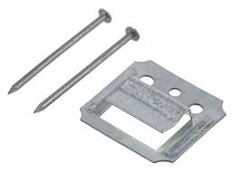 Крепл. для отдел. пан-ей - кляймеры Разм. : N2; N3. .. , h_зах. = 1-6 мм, Мат-ал: сталь. ..