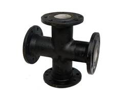 Крест чугунный кф 300х300 мм, Марка: ВЧШГ, Способ соед. : внутренняя резьба в Баку