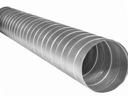 Круглый воздуховод D= 15-2000 мм, s= 0,45-10 мм, L= 0,1-200 м, Материал: алюминий; алюмини