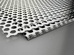 Лист перфорированный стальной, s= 0,4-10 мм, Раскрой: 1х2; 1.25х2.5 м в Баку