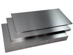 Volfram təbəqə lövhəsi s= 0,04-16,5 mm, Kəsmə: 0,16x0,2; 0,1x0,3; 0,02x0,04…, Marka: VA…