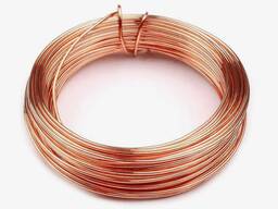 Медная проволока в оплетке, D= 0,03-40 мм, Марка: мм; CuSi3; ммл в Баку