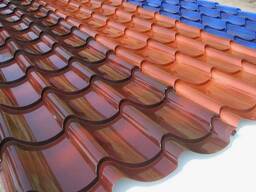 Металлочерепица 1 мм, Раскрой: 1.17хL м, Марка: Монтерроса; Трамонтана; Монтекристо в Баку