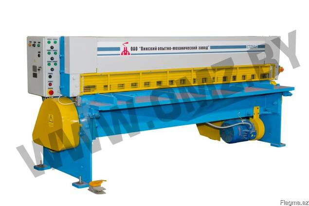 Ножницы гильотинные СТД 9АН - Механизм с наклонным ножом