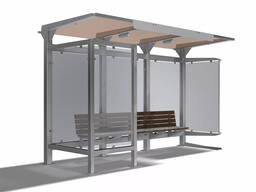 Остановочные павильоны Наимен. : AA-1001…, Дл. : 2500–6000 мм, Шир. : 1500–2500 мм