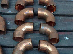 Отвод медный ДУ 1—508, стенка 3—6 мм