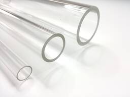 Polikarbonat borular D= 10-250 mm, divar qalınlığı: 1,2-5 mm, L= 0,05-3 mm