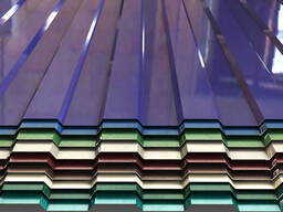 Polimer örtüklü büzməli təbəqələr. Olukların markası: C8, NS35, MP20. .. , Qal. : 0,15-3 mm