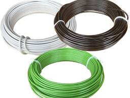 Проволока с полимерным покрытием Диам. : 0,7-3,8 мм, Вес упаковки: 10-500 кг