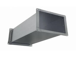 Прямоугольный воздуховод Шир: 60-2000 мм, Выс. : 100-1200 мм, Толщ. : 0,5-1,2 мм