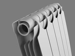 Радиатор биметаллический 12 секций, h= 150-690 мм, Ширина: 70-120 мм в Баку