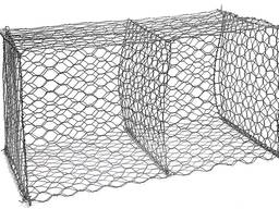 Сетка габионная Диам. : 0,6-5 мм, Яч. : 6х8; 8х10; 50х100, Раскр. : 0.2х3