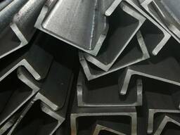 Швеллер нержавеющий Марка: AISI 304; 08Х18Н10; AISI 430…, Размер: 10; 100х48х5.5х8.5; 100х