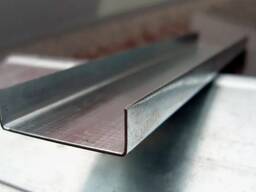 Швеллер стальной гнутый, Размер1: 5-400 мм, Размер2: 3,2-250 мм, s= 0,3-15 мм в Баку