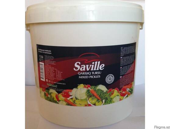 Смешанные соленья "Saville" 16 кг