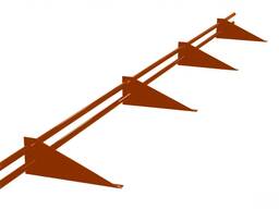 Снегозадержатели трубчатые; однотрубчатые; уголковые Дл. : 1-3 м, стальные, оцинкованные