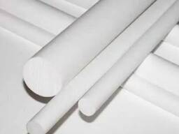 Стержень фторопластовый 6—500 мм, марка Ф—4; Ф—4К20; Ф—4ПН