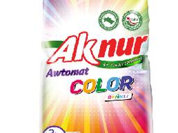 Стиральный порошок Ак нур Колор в упаковках по 1,5 кг. , 3 кг. , 6 кг. , 9 кг.