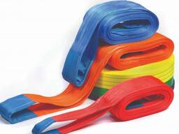 Стропы текстильные Грузоподъемность: 0,25-200 кг, L= 0,25-30 м, B= 15-600 мм