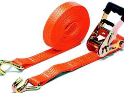 Стяжные ремни 0,25-20 т, Шир: 25-100 мм, Дл. : 1-25 м