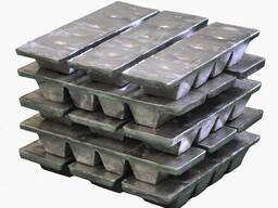 Сурьма чушка Марка: Су1; Су2; Су0, ГОСТ 1089-82