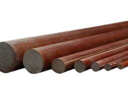 Текстолитовые стержни Диам. : 6-200 мм Дл. : 0,05-1 м, Марка: ПТ; ПТК, ГОСТ 5385-74