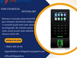 Təhlükəsizlik sistemi: barmaq izi keçid sistemi 055 895 69 96