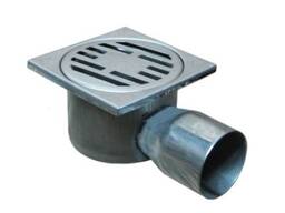 Трап нержавеющий 50—110 мм, решетка 150х150; 100х100; 200х200 мм