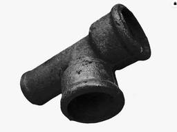 Тройник чугунный оцинкованный, D1= 1-1200 мм, D2= 15-1200 мм, Тип: ТП; ТК в Баку