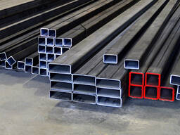 Труба профильная Сторона А= 8-600 мм, Сторона Б= 6-600 мм, s= 0,5-22 мм, L= 0,15-12000 мм,