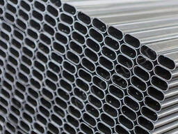 Трубы плоскоовальные Диам.1: 20-120 мм Диам.2: 10-60 мм, Толщ. : 0,6-2 мм, Марка 08пс