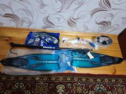 Üzgüçülük aksessuarları satılır