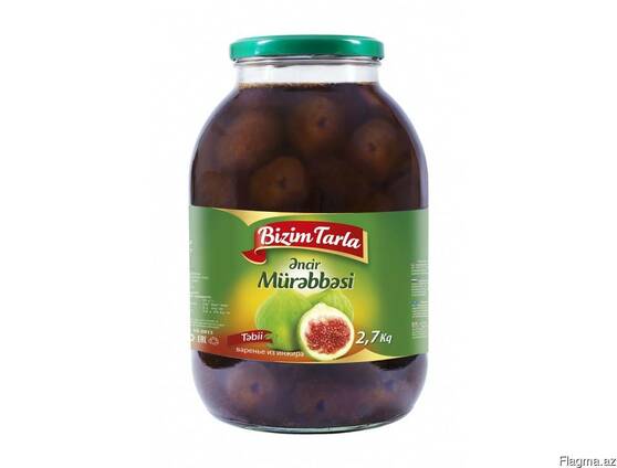 Варенье "Bizim tarla"из инжира 2,7 кг