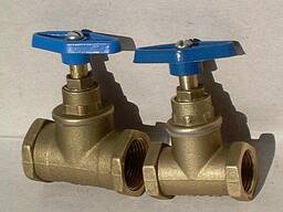 Вентиль бронзовый запорный, ДУ 10—100, Ру16; Ру10; Ру20