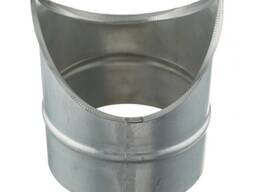 Врезка круглая D= 100-1600 мм, D_2= 100-1200 мм, s= 0,5-1 мм, L= 45-355 мм, Материал: нерж